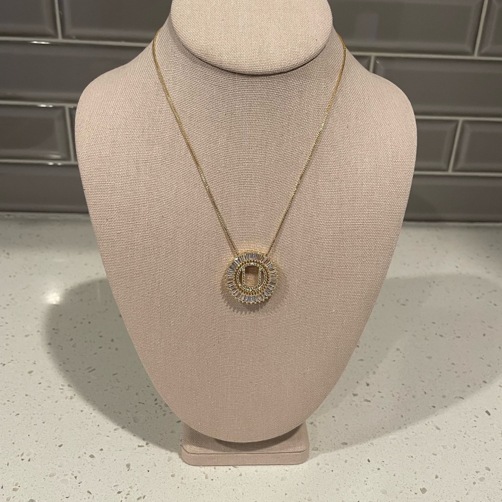 U Letter Necklace
